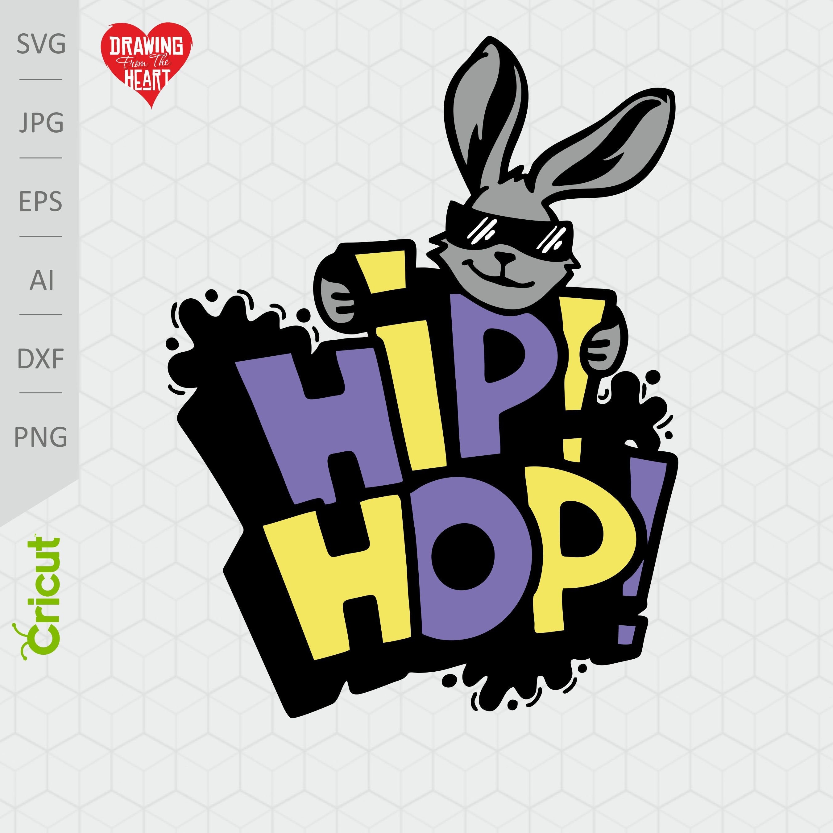 Hip hop bunny svg. Bunny Face SVG Easter bunny SVG Cool | Etsy