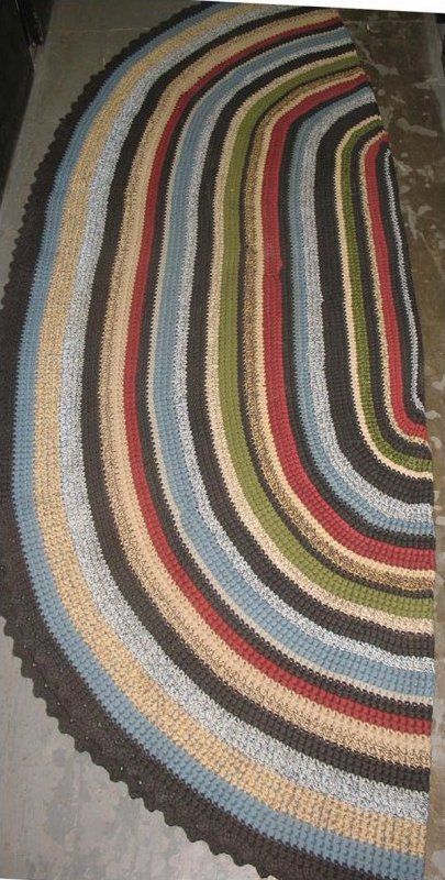 Oval Rug - AllFreeCrochet.com - Free Crochet Patterns, Crochet