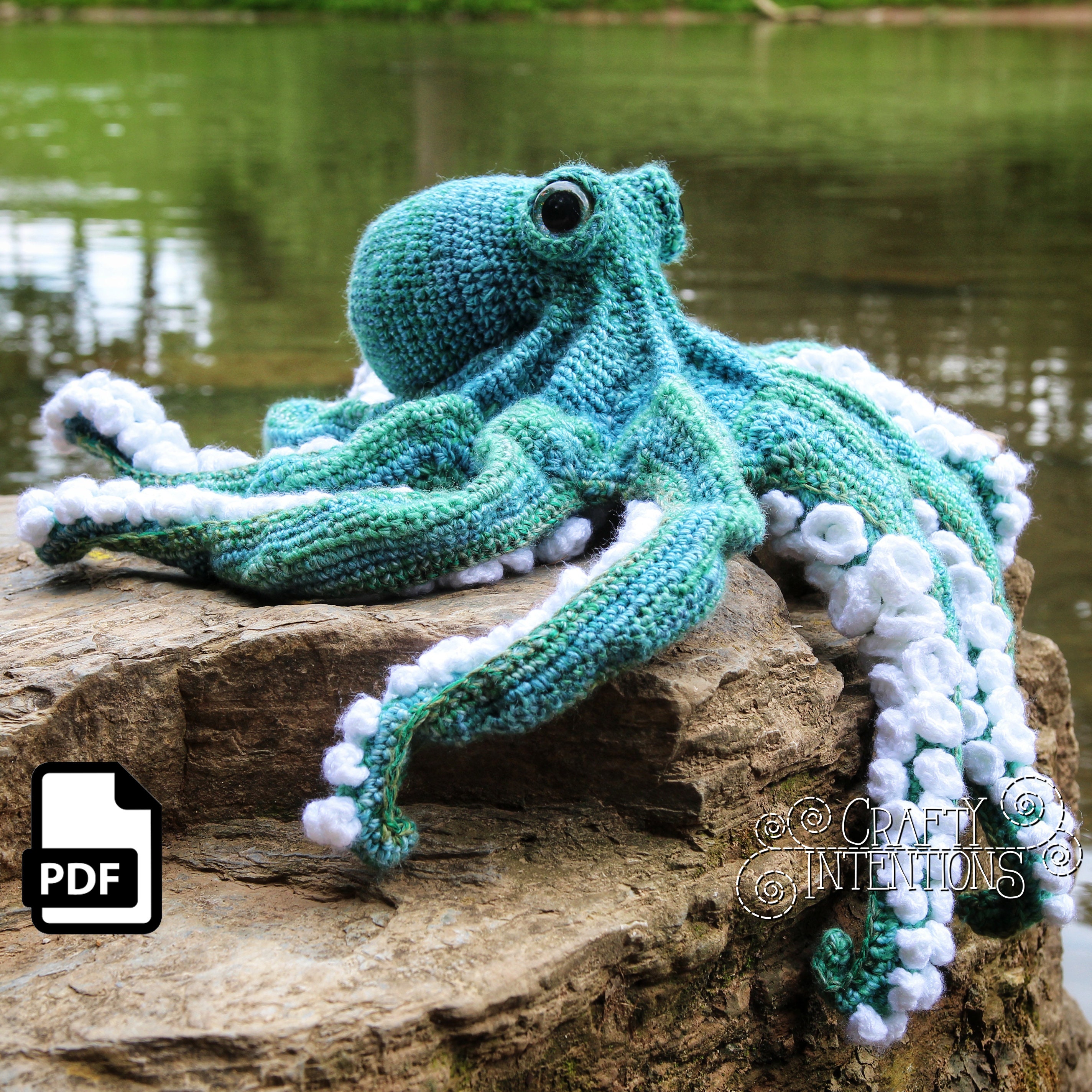 Realistic Octopus Crochet Pattern by Crafty Intentions DIGITAL - Etsy.de